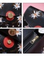 Fashion White Embroidery Flower Decorated Pure Color Shoulder Bag