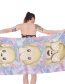 Fashion Multi-color Monkey Pattern Decorated Simple Bathrobes Towel
