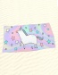 Fashion Multi-color Unicorn Pattern Decorated Simple Bathrobes Towel