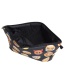 Fashion Black Expression Pattern Decorated Cosmetic Bag