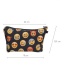 Fashion Black Expression Pattern Decorated Cosmetic Bag