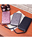 Fashion Silver Color Square Shape Decorated Wallet