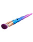 Fashion Pink+blue Color Matching Decorated Simple Makeup Brush(1pc)
