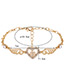 Elegant Silver Color Heart&wing Shape Decorated Bracelet