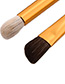 Fahsion Black+gold Color Color-matching Decorated Brush (7pcs)