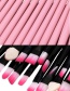 Fashion Pink Color-matching Decorated Brush (32pcs)