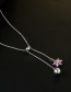 Fashion Gold Color Star&ball Decorated Pure Color Necklace