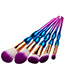 Fashion Multi-color Round Shape Decorated Brush (5pcs)