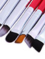 Fashion Brown Pure Color Decorated Brush (25pcs)