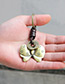 Fashion Gold Color Bowknot Shape Decorated Pure Color Key Chain