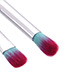Trendy Blue Sector Shape Decorated Makeup Brush(7pcs)