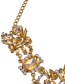 Elegant Champagne Diamond Decorated Simple Body Chain