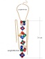 Fashion Multi-color Diamond Decorated Simple Body Chain