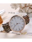 Fashion Red Round Dail Decorated Pure Color Watch