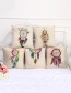 Fashion Multi-color Feather Pattern Decorated Simple Pillowcase