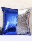 Fashion Blue+silver Color Sequins Decorted Simple Pillowcase