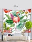 Fashion Multi-color Two Flamingo Pattern Decorated Simple Blanket