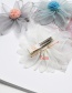 Lovely Gray Burning Flowers Decorated Lace Hairpin