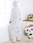 Fashion Light Gray Koala Shape Decorated Simple Nightgown