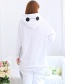 Fashion White Baymax Shape Decorated Simple Nightgown