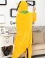 Fashion Yellow Little Yellow Dog Shape Decorated Simple Nightgown