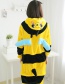 Fashion Yellow+black Honeybee Shape Decorated Simple Nightgown