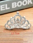 Lovely Silver Color Crown&diamond Decorated Simple Hair Hoop