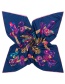 Fashion Sky Blue Bowknot Pattern Decorated Simple Scarf