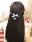 Fashion Gray Bowknot Shape Decorated Simple Hair Pin