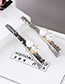 Fashion Gold Color Diamond&pearl Decorated Simple Hair Pin