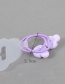 Fashion Green Flower Shape Decorated Simple Hair Band (2 Pcs)