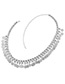 Fashion Silver Color Coins Shape Decorated Simple Body Chain