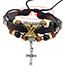 Fashion Black Cross Shape Decorated Simple Bracelet