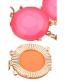Fashion Light Orange Round Shape Decorated Simple Body Chain