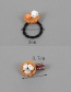 Fashion Brown Egg Shape Decorated Simple Hair Pin