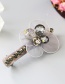 Lovely Gray Diamond&flower Decorated Simple Hair Band