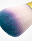 Fashion Blue+purple Color Matching Decorated Simple Makeup Brush (5 Pcs)