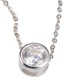 Elegant Silver Color Diamond Decorated Double Layer Choker