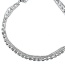 Vintage Silver Color Round Shape Diamond Decorated Anklet