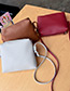 Fashion Red Pure Color Decorated Bags (4pcs)