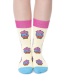Lovely Multicolor Cake Pattern Decorated Socks