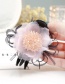 Fashion Pink Flower Shape Decorated Hairpin