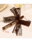 Fashion Khaki Dragonfly Shape Decorated Hairpin
