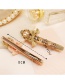Fashion Pink Hollow Out Bowknot Shape Decorated Hairpin
