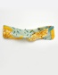 Fashion Yellow Color Matching Decorated Hair Band