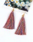 Fashion Gold Color Tassel Decorated Earrings