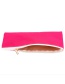 Fashion Red Square Shape Decorated Cosmetic Bag