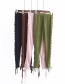 Fashion Green Bandage Decorated Trousers