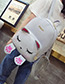 Fashion Pink Cat Shape Decorated Backpack