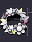 Fashion Silver Color Flower Shape Decorated Brooch